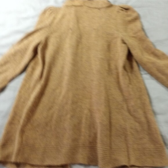 Anthropologie Cardigan Sweater size Small Mustard - Picture 2 of 10